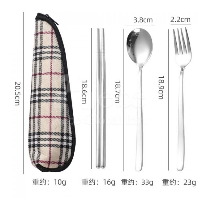 cloth cutlery bag eco-friendly cutlery set