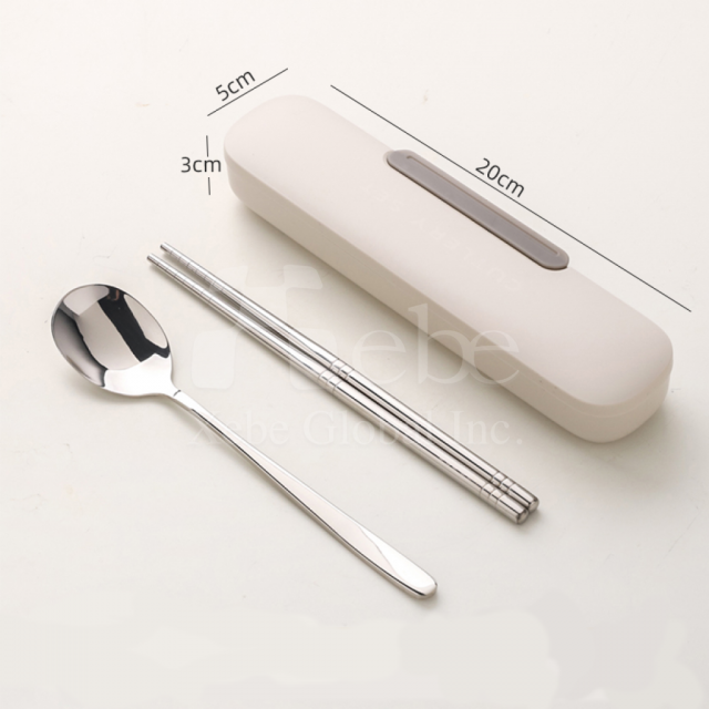 customized stainless steel eco friendly tableware set