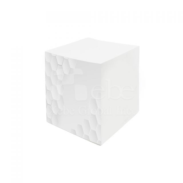 square paper brick sticky notes