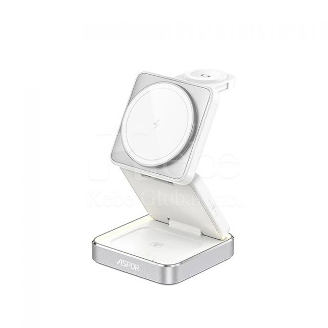 3 in 1 folding magnetic wireless charging stand