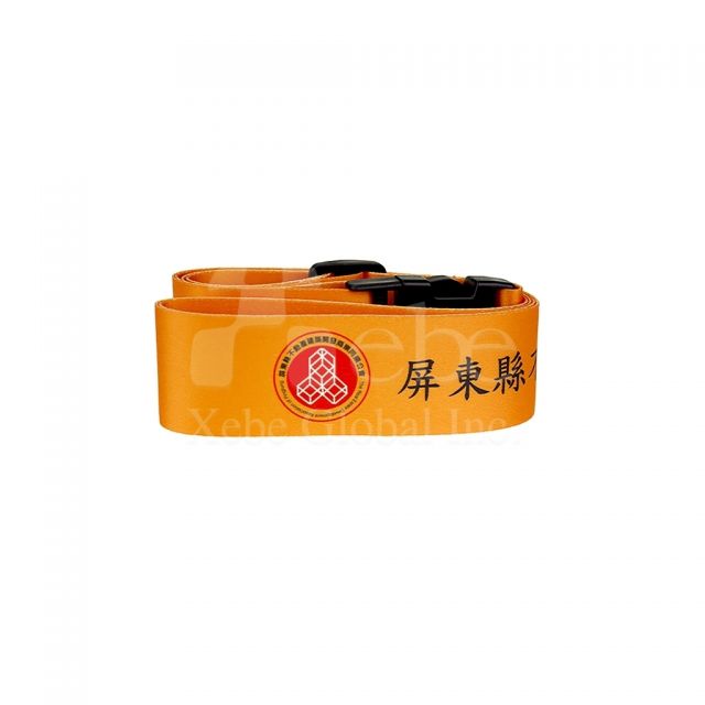 custom corporate printed luggage straps