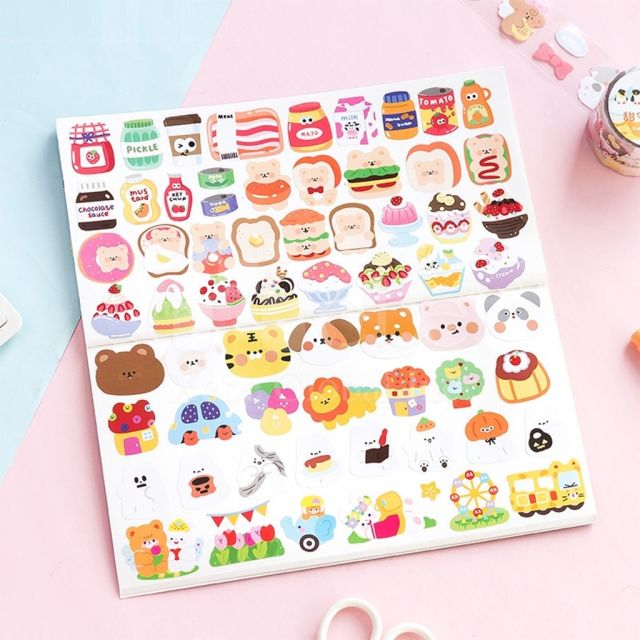 animal packed patterned washi tape