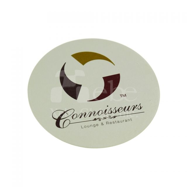 customized corporate logo coaster