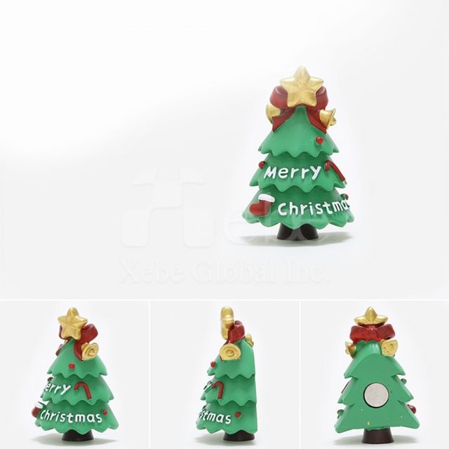christmas tree ornament shaped magnet