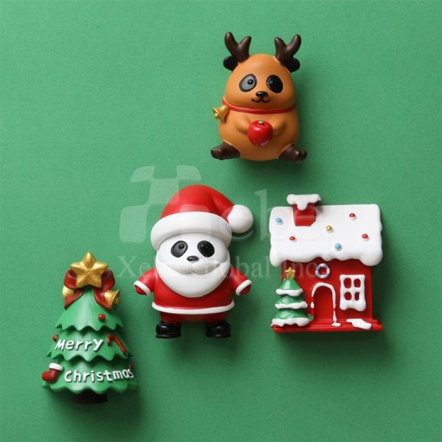 christmas tree ornament shaped magnet