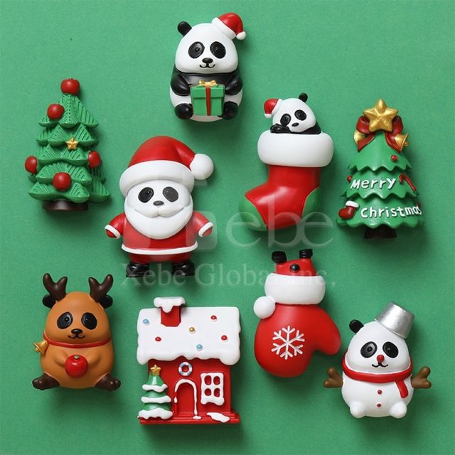 christmas tree ornament shaped magnet
