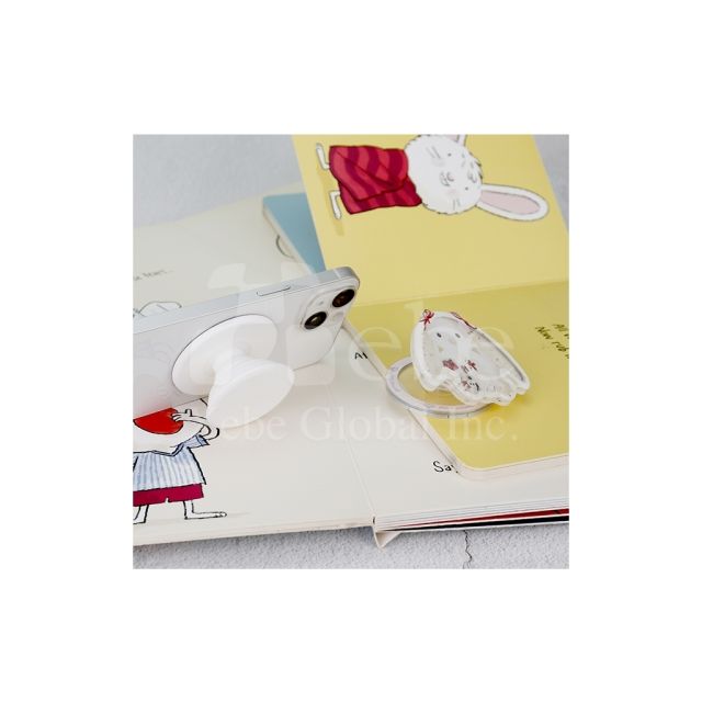 lop eared rabbit shaped airbag mobile phone holder