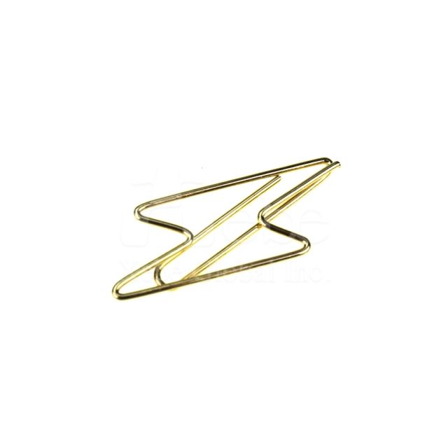 lightning shaped paper clips