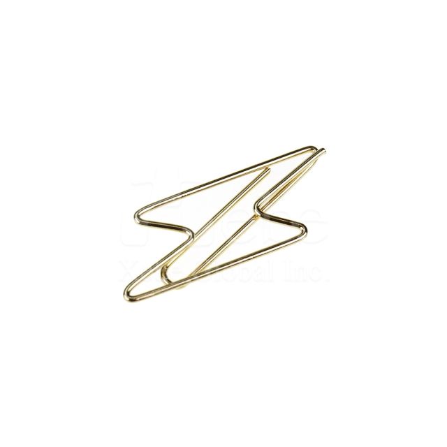 lightning shaped paper clips