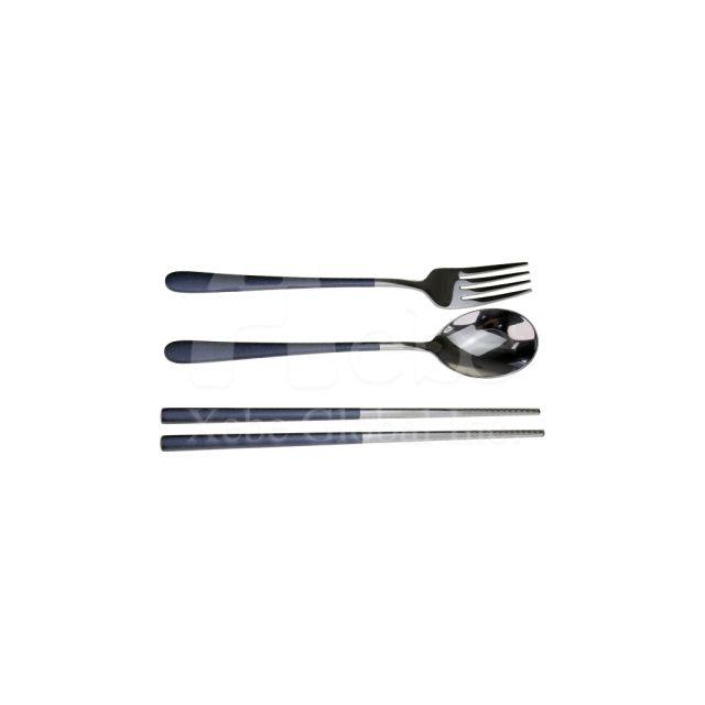 a three piece set of environmentally friendly tableware