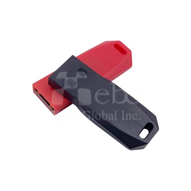 black gift flash drive customized