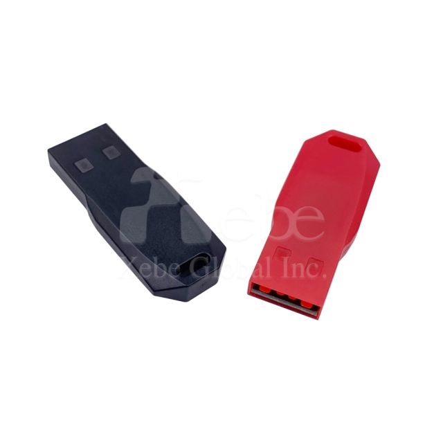 black gift flash drive customized