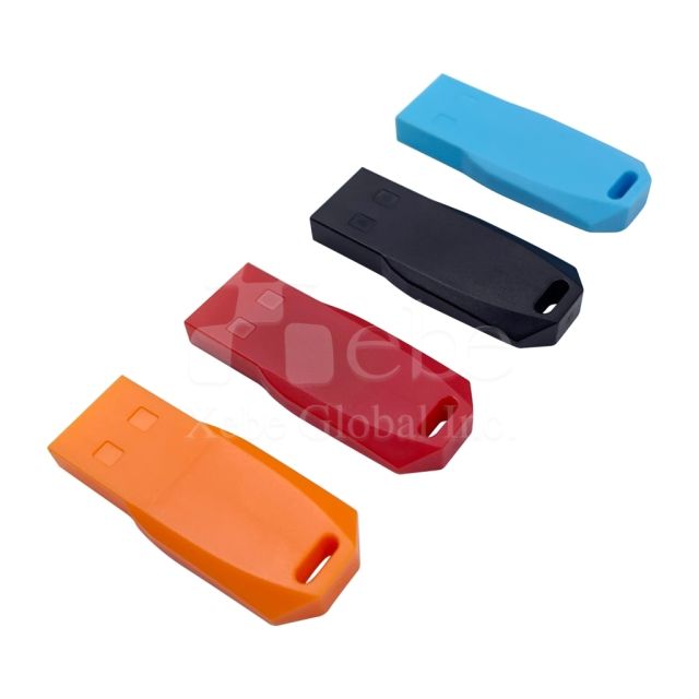 black gift flash drive customized