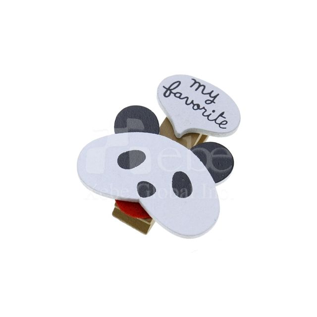 panda shaped magnet clip