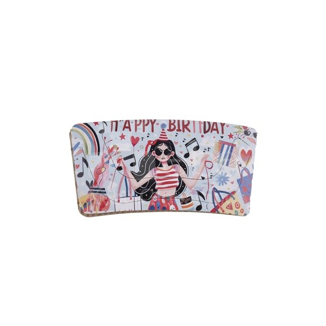 customized painted style paper drink bag