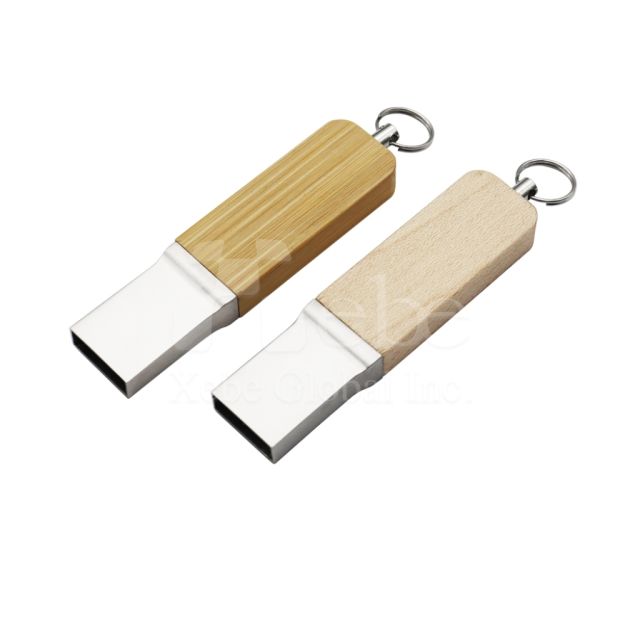 wooden keychain usb drive