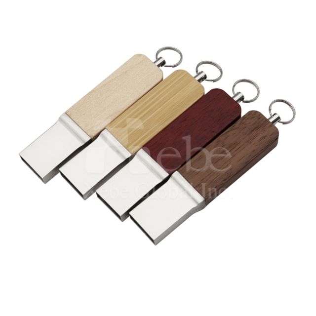 wooden keychain usb drive
