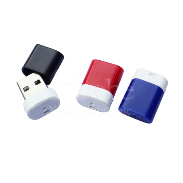 two tone black and white gift flash drive