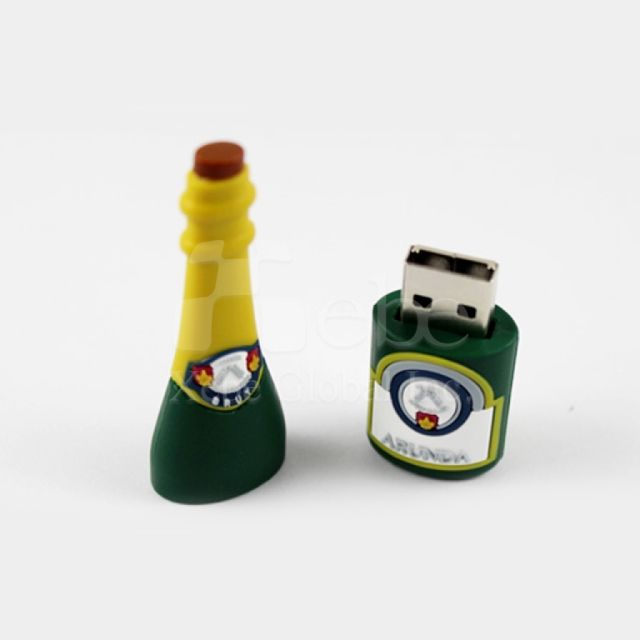beer bottle shaped usb drive