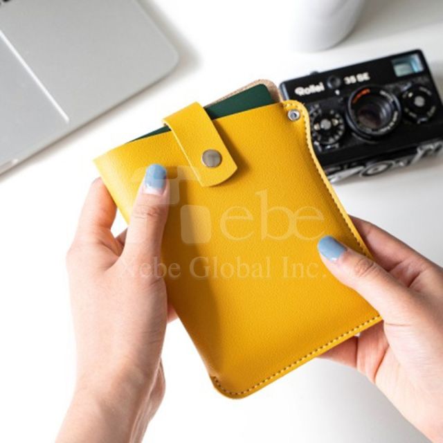 white buckle custom passport case