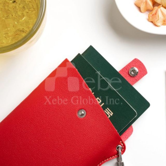 white buckle custom passport case