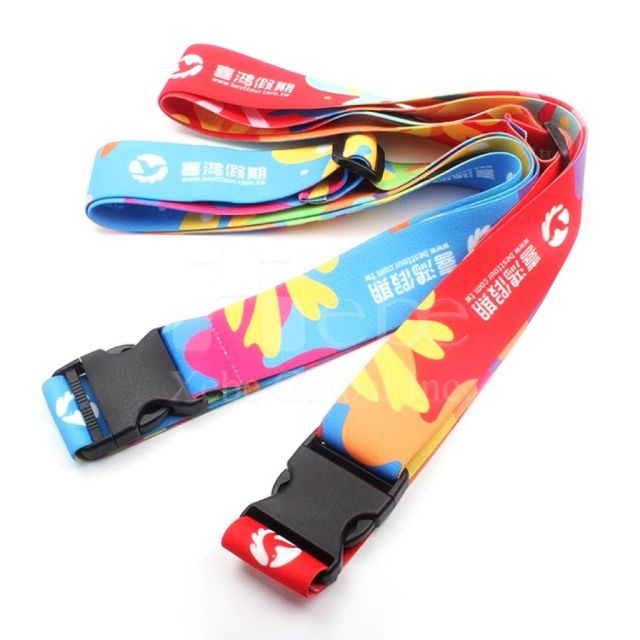 custom logo colorful luggage straps