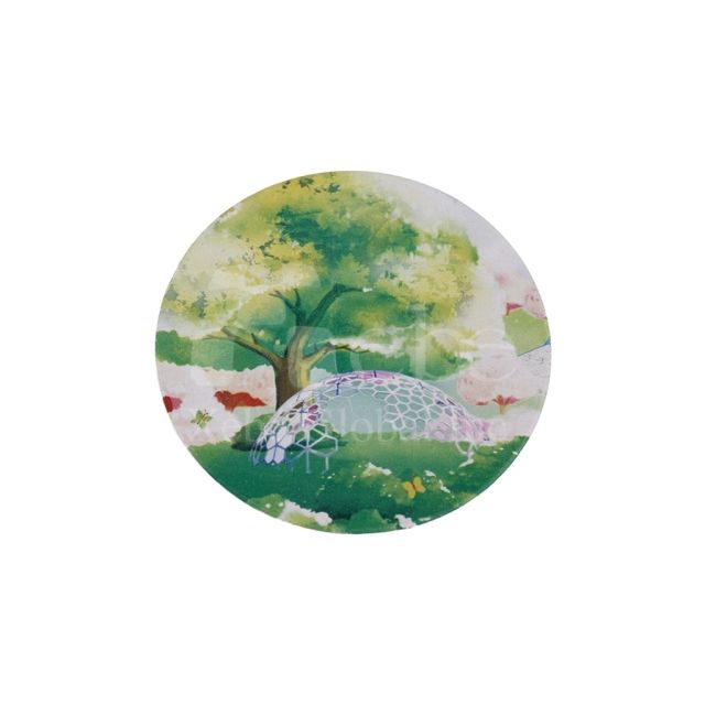 custom full color printed diatomaceouse earth coasters