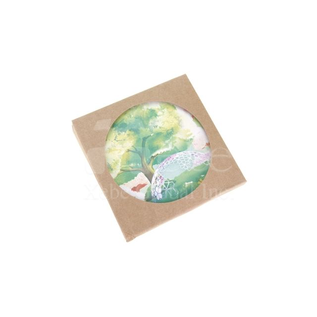 custom full color printed diatomaceouse earth coasters