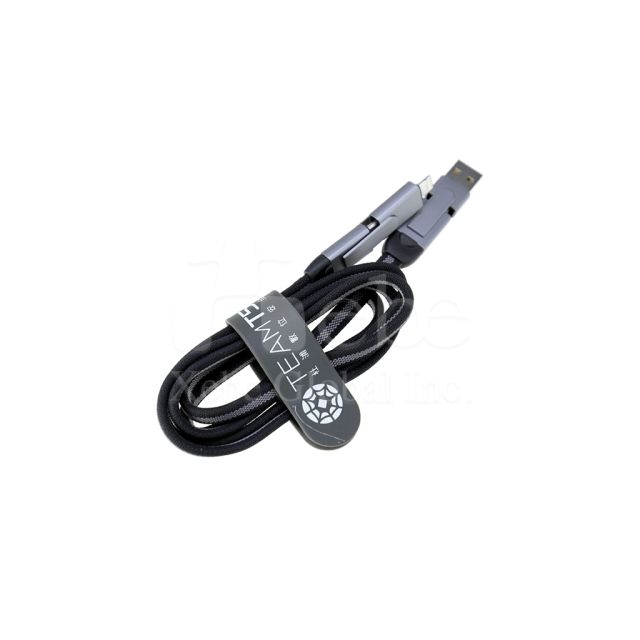customizable magnetic silicone cable organizer