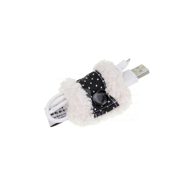 cute cookie shaped earphone cord winder