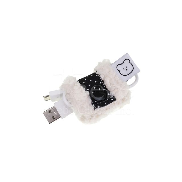cute cookie shaped earphone cord winder