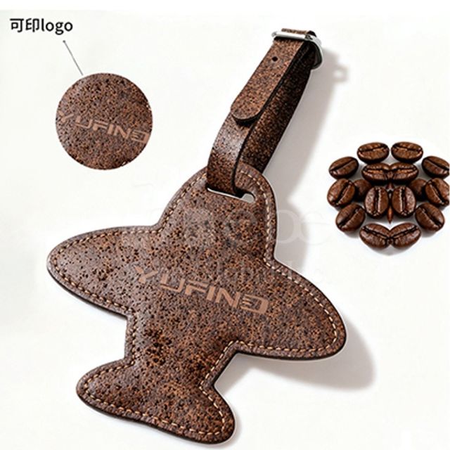 eco friendly cork luggage tag