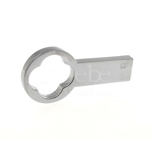 plum blossom upright metal flash drive