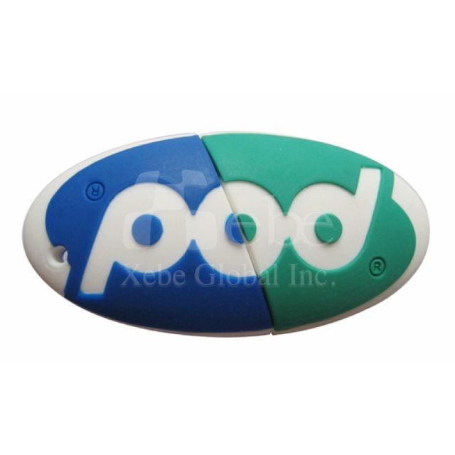 customized usb with 3d company logo