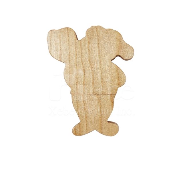 Santa Claus wooden usb drive