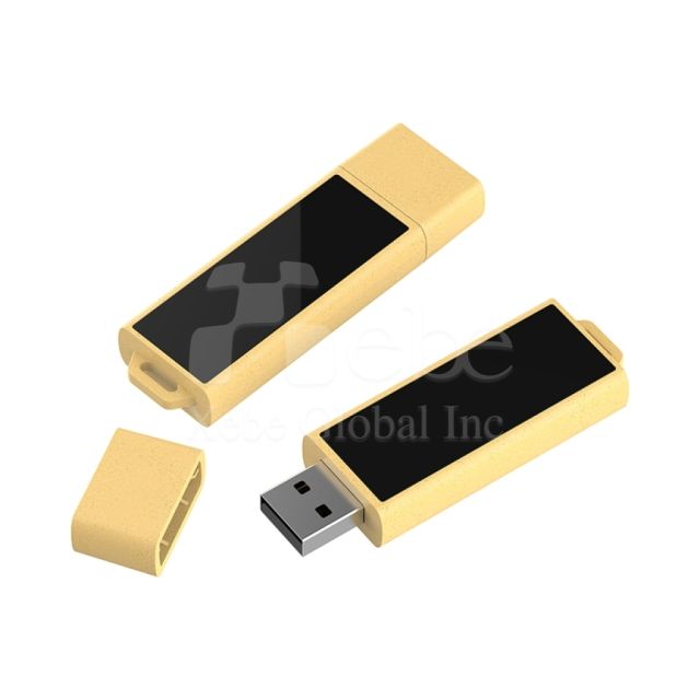 eco friendly wheat straw flash drive