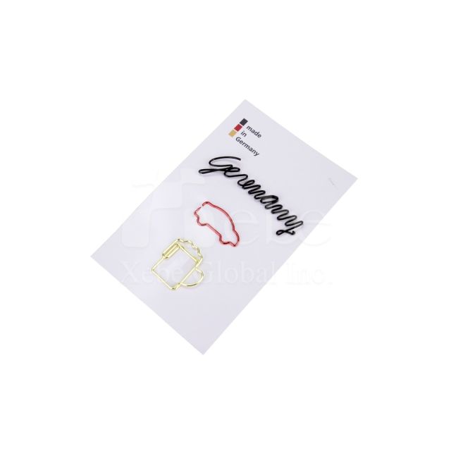custom shaped car paperclips