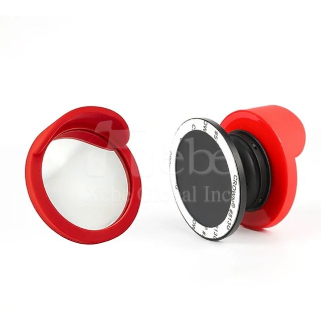magnetic phone mount with wide angle mirror