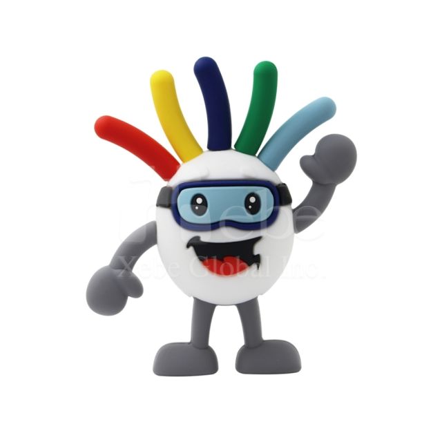 corporate mascot shaped usb