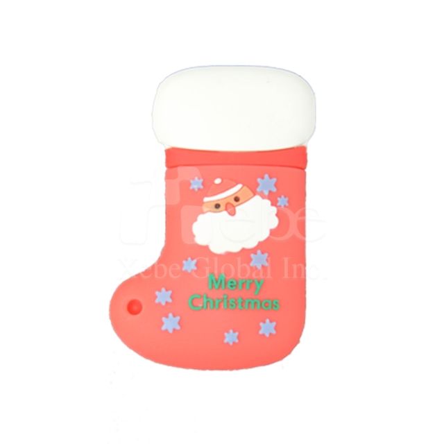 Christmas stocking shaped flash drive