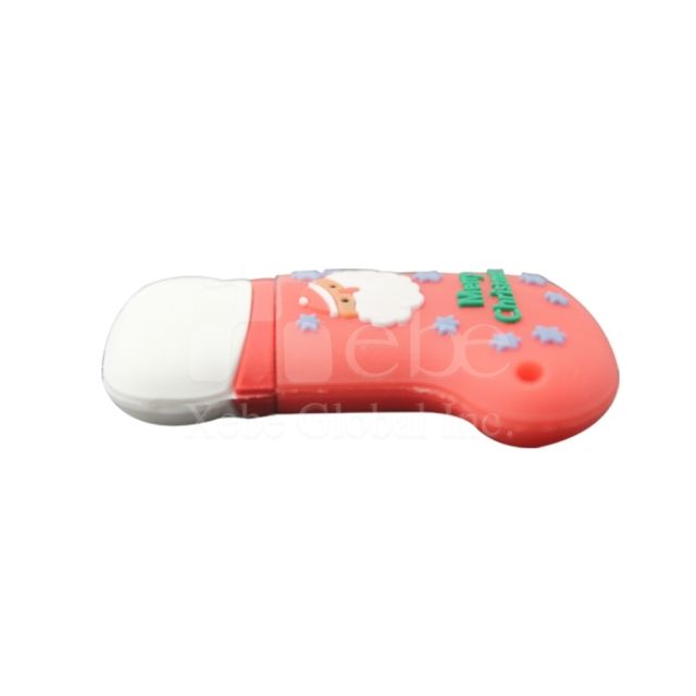 Christmas stocking shaped flash drive