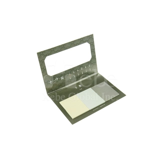 customized three color memo pad printing
