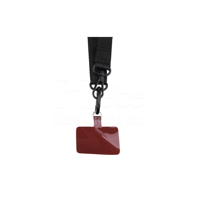 custom phone lanyard back strap printing