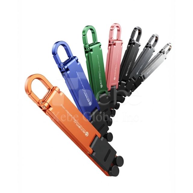 customizable aluminum alloy foldable mini phone stand