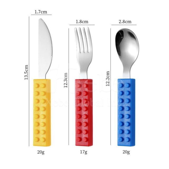building block style stainless steel cutlery set